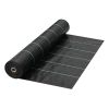 GROW1 Landscape Ground Cover Weed Mat Barrier Black