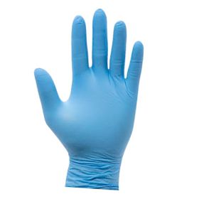 4 mil Nitrile Disposable Gloves (100pcs/Box) (size: large)