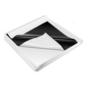 Panda Film Black and White Poly Film Sheet 5.5mil (size: 10ft x 25ft)