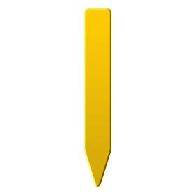 Grow1 Plant Stake Labels White (Color: Yellow)