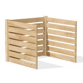 Cedar Wood Compost Bin Add-On Kits for 174 or 308 Gallon Bins (size: 174 gal)