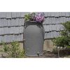 Plastic Urn Rain Barrel with Planter 50-Gallon Top in 3 Colors