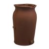 Plastic Urn Rain Barrel with Planter 50-Gallon Top in 3 Colors