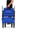 Collapsible Utility Wagon Cart Indoor/Outdoor with Canopy - Blue or Red