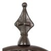 60-inch Bronze or Copper Finish Steel Outdoor Garden Trellis Obelisk