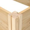 High Cedar or Pine Raised Garden Bed 8ft x 4ft Made in USA