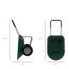 Heavy Duty 2-Wheel Multipurpose Rust Proof Wheelbarrow