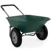 Heavy Duty 2-Wheel Multipurpose Rust Proof Wheelbarrow