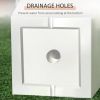 Set of 2 Modern Lightweight Outdoor Planter Boxes in 3 Colors