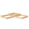 Cedar or Pine Wood Raised Garden Bed 12 ft x 4ft Made in USA