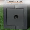 Set of 2 Modern Lightweight Outdoor Planter Boxes in 3 Colors