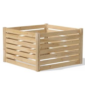 Cedar Wood Compost Bins - Large Capacity 308 or 174 Gallons (size: 308 gal)