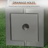Set of 2 Modern Lightweight Outdoor Planter Boxes in 3 Colors