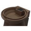 65-Gallon Plastic Urn Rain Barrel with Planter Top 3 Colors