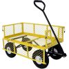 Heavy Duty Wheelbarrow Steel Log Garden Cart