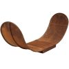 Indoor/Outdoor Curved Corten Steel Firewood Log Storage Rack