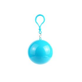 Raincoat in a Storage Ball Disposable Unisex Rain-gear 1 PC (Color: Blue)