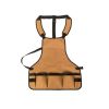 Canvas Work Adjustable Apron with Storage Pockets for Work and Hobby Tools 1PC