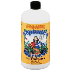 Neptune's Harvest Fish Fertilizer - Orange Label (size: 36oz)