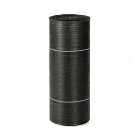 Garden Tools Weed Barrier Landscape Fabric (Color: Black, size: 4 ft)