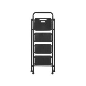 Garden Tools Portable Folding Ladder with Wide Anti-Slip Pedal (Type: Style C, Color: Black)