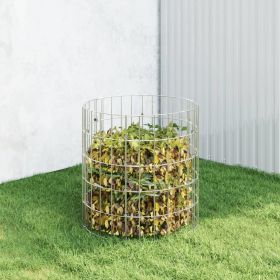 Galvanized Steel Mesh Garden Composter in Two Sizes (size: 19.7"x19.7")