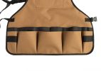 Canvas Work Adjustable Apron with Storage Pockets for Work and Hobby Tools 1PC