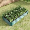 3-Color Options Coated Galvanized Steel Raised Bed 71x36x12”