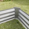 3-Color Options Coated Galvanized Steel Raised Bed 71x36x12”