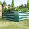 3-Color Options Coated Galvanized Steel Raised Bed 71x36x12”