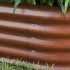 Coated Steel Raised Bed Stock Tank with Safety Edge 2 Sizes
