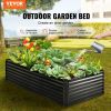 Aluminized Zinc Metal Raised Bed 95” x 47” - 2 Height Options
