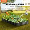 Aluminized Zinc Metal Raised Bed 95” x 47” - 2 Height Options