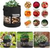 Garden Potato Veggie Grow Bag PU Fabric in 3 Colors, 2 Sizes