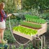 Elevated Raised Garden Bed Configurable Tiers Fir 49x49x21 In