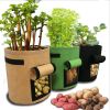 Root Crop Grow Bags Non-Woven Fabric 3 colors in 3 sizes