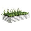 3-Color Options Coated Galvanized Steel Raised Bed 71x36x12”