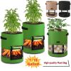 Garden Potato Veggie Grow Bag PU Fabric in 3 Colors, 2 Sizes