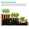 Elevated Raised Garden Bed Configurable Tiers Fir 49x49x21 In