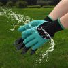 Gardening Gloves with Removable Claws for Easy Digging and Planting (4or8 claws)